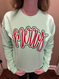 Merry Merry Puff Sweatshirt