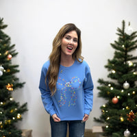 Womens Brite Light Bow Sweatshirt