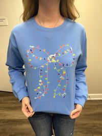 Womens Brite Light Bow Sweatshirt