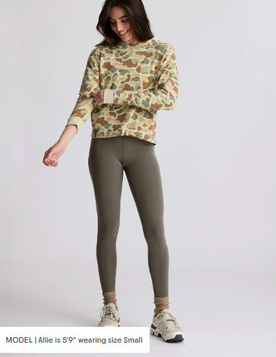 Free Fly Women's Highmile Legging Smokey Olive