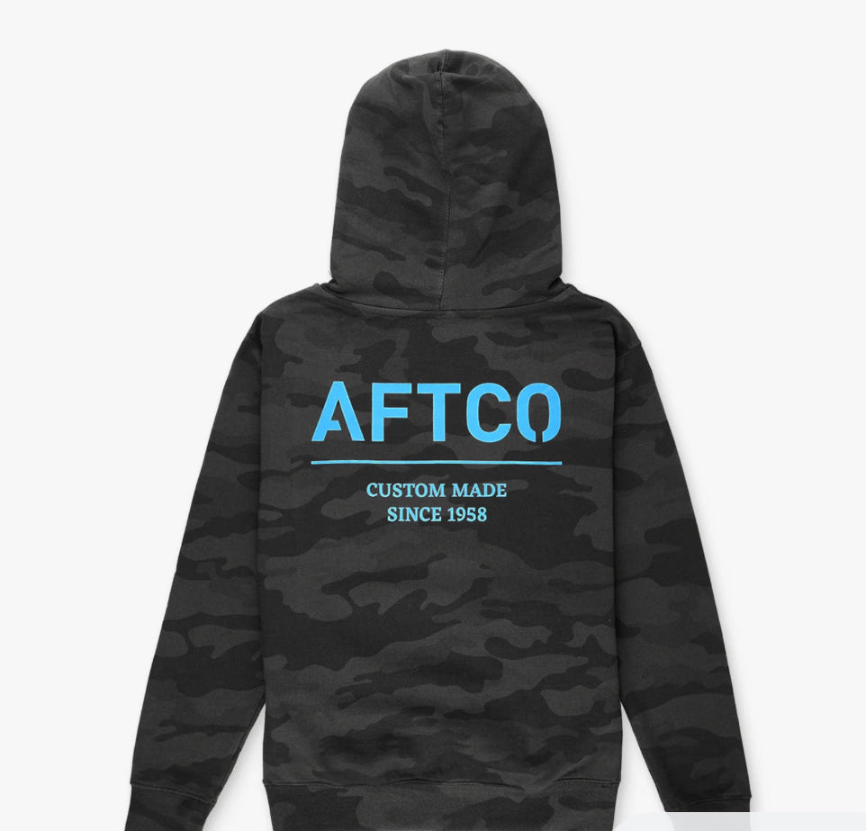 AFTCO Youth Pullover in Charcoal Camo