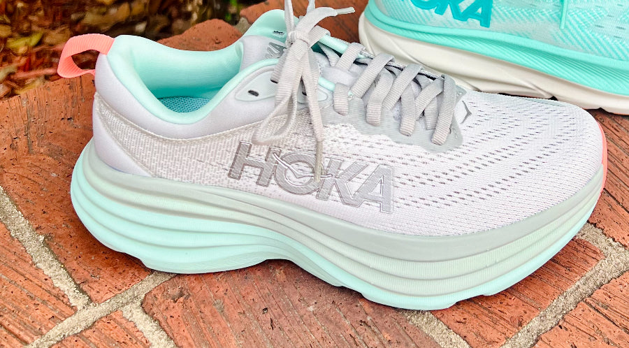 Womens Hoka Bondi 8 Startdust