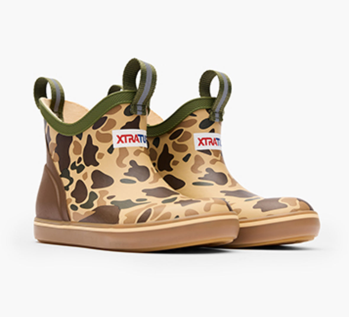 Youth Ankle Deck Boot Camo