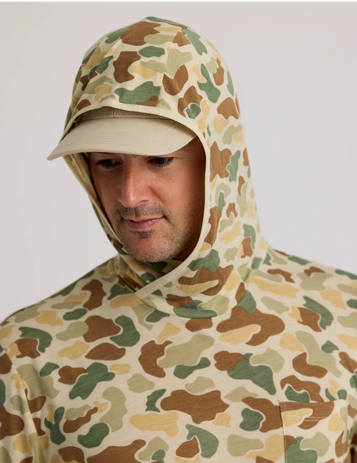 Free Fly Bamboo Lt Wt Hoodie Camo