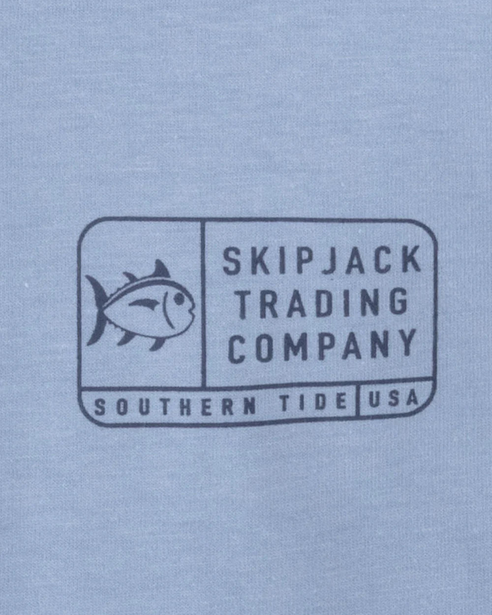 Southern Tide Youth SS Trading Co Tee Blue