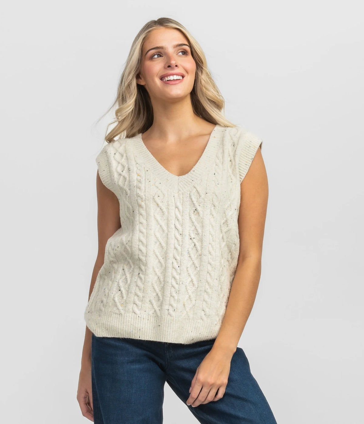 Southern Shirt Cable Sweater Vest