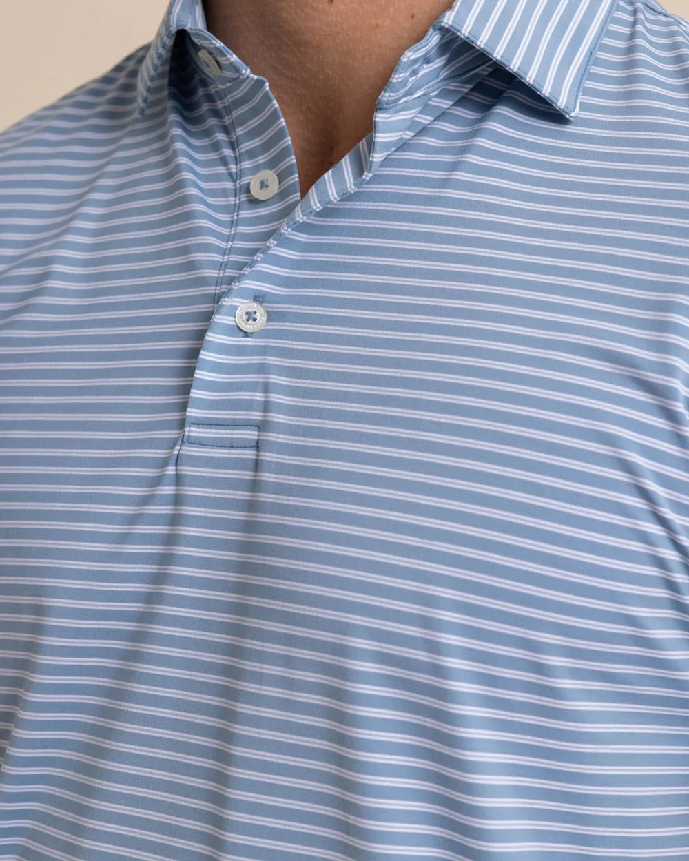 Southern Tide Brrr Beattie Polo Smoke