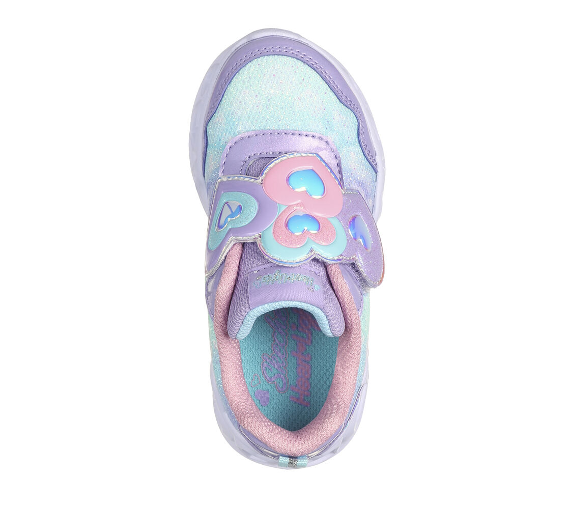 Skechers Kids  Heart Lights Lavender